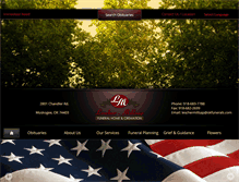 Tablet Screenshot of lescher-millsapfuneralhome.com